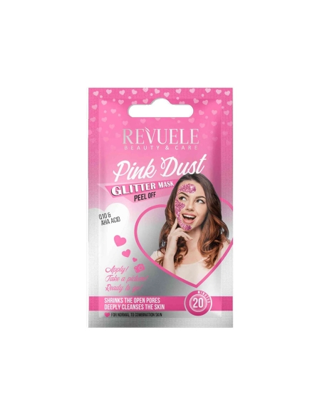 Revuele Sachets Glitter Mask Peel Off Pink Dust 15ml