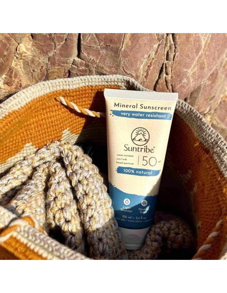 Suntribe Protetor Solar Mineral Claro SPF50 100ml