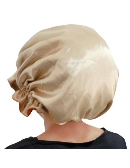 IAM Touca de Cetim de Dupla Camada para Todos os Tipos de Cabelo