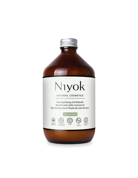 Niyok Elixir Bucal com Oleo de Coco Hortela-Pimenta 500ml