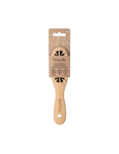 Niyok Escova de Madeira para Cabelo 18cm