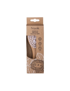 Niyok Escova de Madeira para Bebe