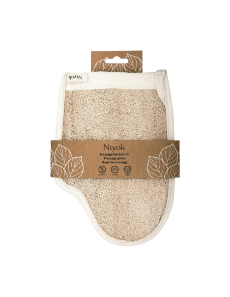 Niyok Luva de Massagem Luffa e Algodao