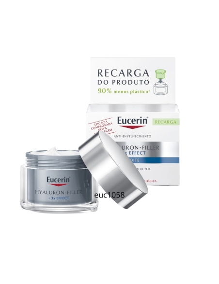 Eucerin Hyaluron-Filler 3xEffect Creme de Noite Recarga 50ml