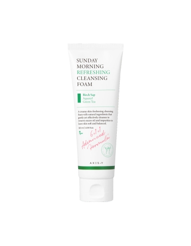 Axis-Y Sunday Morning Refreshing Cleansing Foam 120ml