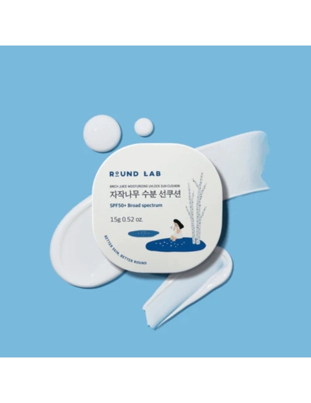 Round Lab Birch Juice Moisturizing Sun Cushion SPF50 PA++++ 50ml