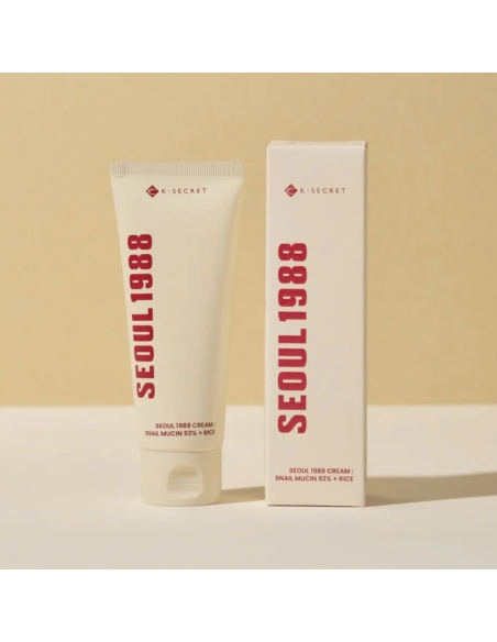 K-Scret Seoul 1988 Cream Snail Mucin 97% and Rice 100ml
