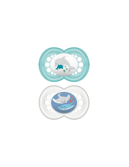 Mam Chupeta Original Silicone +16m Unisexo 2un