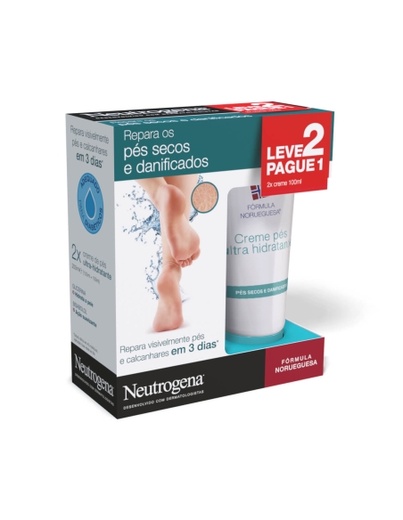 Neutrogena Duo Creme de Pés Ultra-Hidratante 100ml