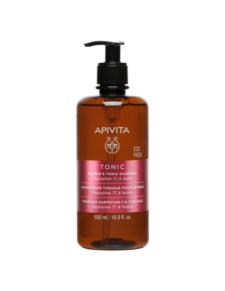 Apivita Tonic Champô Tonificante Mulher Ecopack 500ml