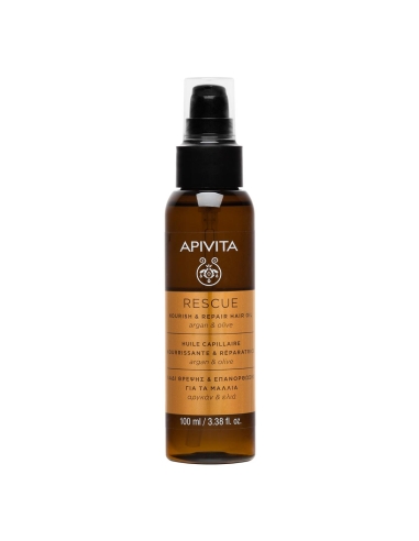 Apivita Intense Repair Rescue Óleo Capilar Nutritivo e Reparador 100ml