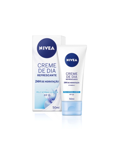 Nivea Creme Rosto de Dia Hidratante Pele Normal ou Mista 50ml