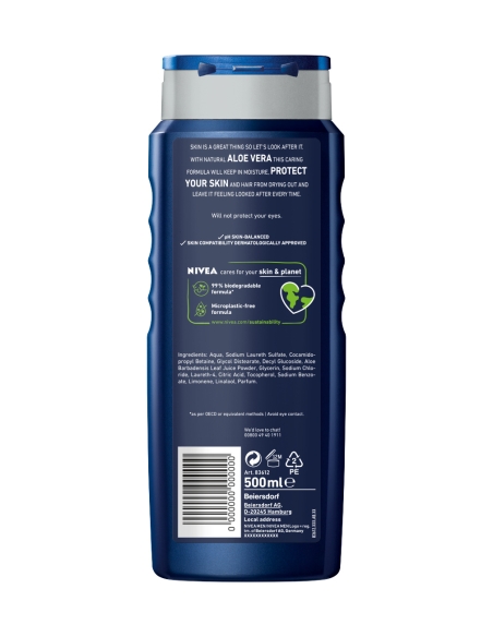 Nivea Men Protect and Care Gel de Duche 500ml