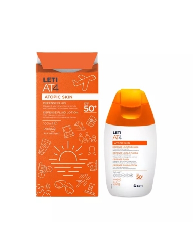 Leti AT4 Defense Loção Fluida SPF50 100ml