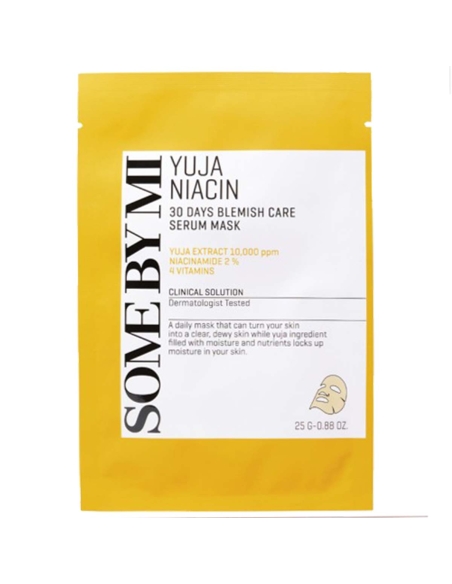 Some By Mi Yuja Niacin Máscara Sérum 30 Dias de Cuidado Anti-imperfeições 25g