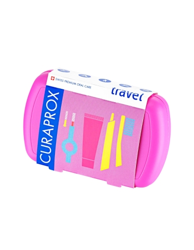 Curaprox Travel Set Challenger Rosa Claro
