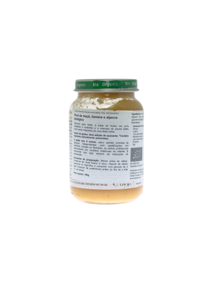 Holle Bio Boião Puré de Maçã, Banana, Alperce 6M 190g