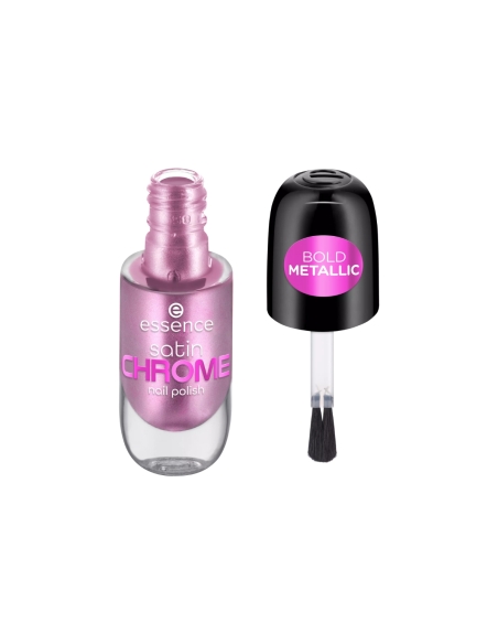 Essence Satin Chrome Verniz de Unhas 02 Artificial Pinktelligence 8ml