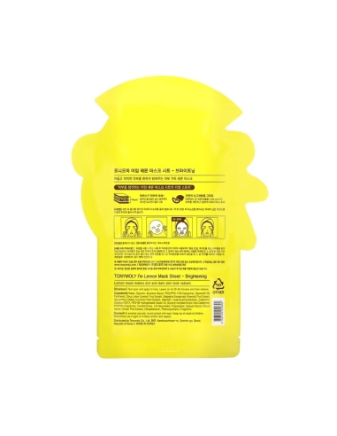 Tony Moly I m Lemon Máscara Facial Iluminadora 21g