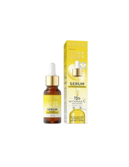 Eveline Cosmetics Super Duet Sérum Antienvelhecimento com Vitamina C 18ml