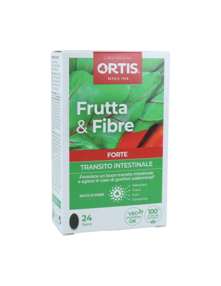 Ortis Frutos e Fibras Efeito Rápido 24 Comprimidos