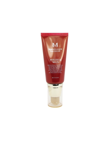 Missha M Perfect Cover BB Cream FPS42/PA+++ No.25 Warm Beige 50ml