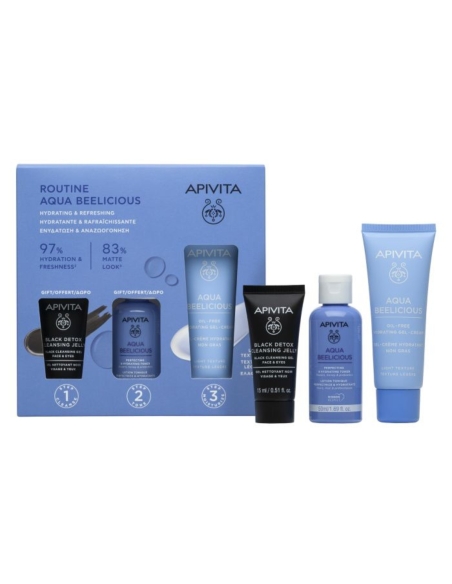 Apivita Pack Routine Aque Beelicious Teinté