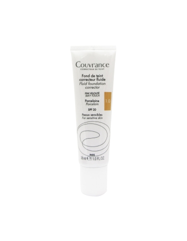 Avène Couvrance Base Fluida Corretora 1.0 Porcelana 30ml