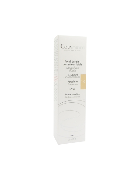 Avène Couvrance Base Fluida Corretora 1.0 Porcelana 30ml