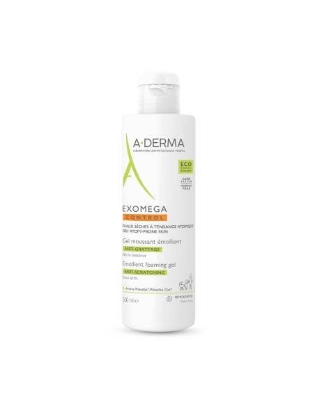 A-Derma Exomega Control Gel Espuma Emoliente 500ml