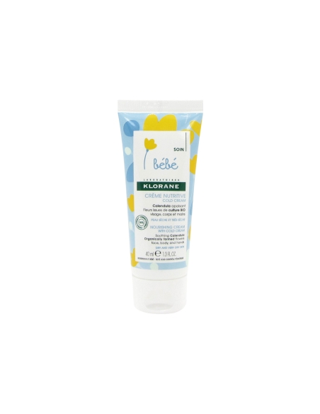 Klorane Bébé Creme Nutritivo com Cold Cream 40ml