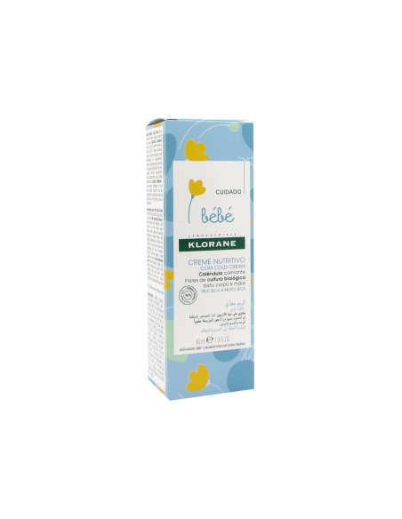 Klorane Bébé Creme Nutritivo com Cold Cream 40ml
