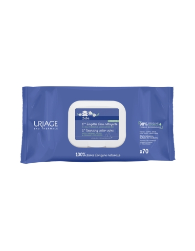 Uriage Bebé 1ère Eau Toalhetes de Limpeza Extra-Suaves x70