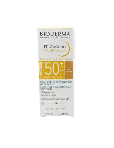 Bioderma Photoderm Nude Touch SPF50+ Golden 40ml