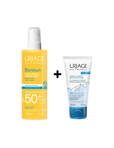 Uriage Pack Bariesun Spray Infantil SPF50 200ml e Creme Lavante 50ml