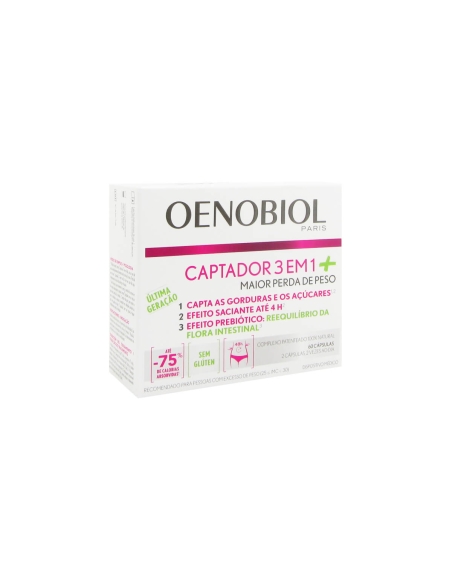 Oenobiol Captador 3 em 1 60 Cápsulas