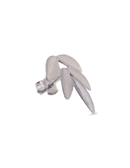 MRio Spirit Brincos Folhas Prata