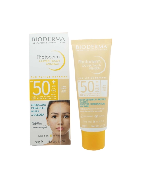 Bioderma Photoderm Cover Touch Mineral SPF50 Muito Claro 40g