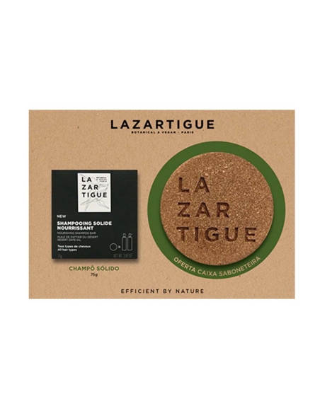 Lazartigue Champô Sólido com Caixa Saboneteira