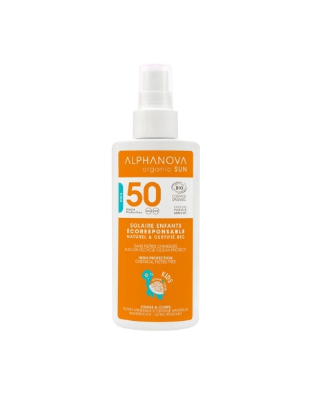 Alphanova Organic Sun Spray Protetor Solar Kids SPF50 125g