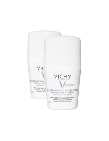 Vichy Pack Desodorizante Roll On Pele Sensível 2x50ml