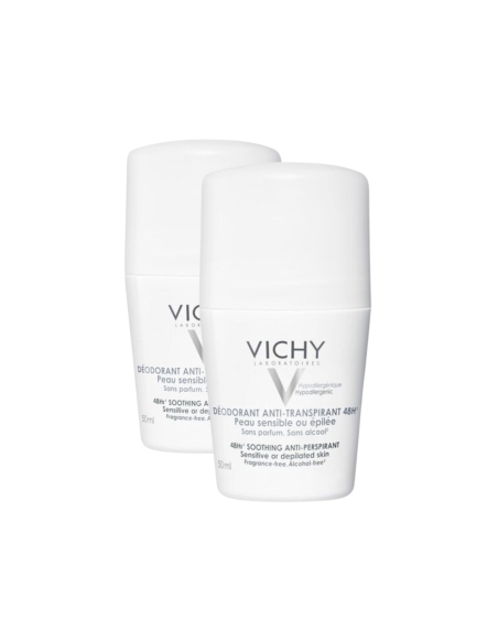 Vichy Pack Desodorizante Roll On Pele Sensível 2x50ml
