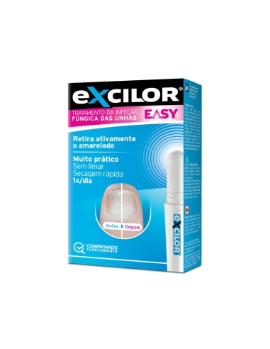 Excilor Easy Tratamento Infecçao Fungica da Unhas 4ml