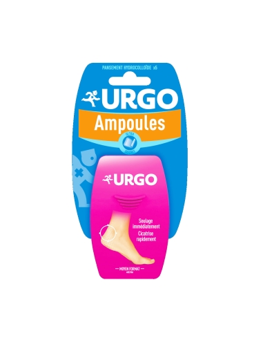 Urgo Ultra Discreto Pensos Bolhas Calcanhar x5