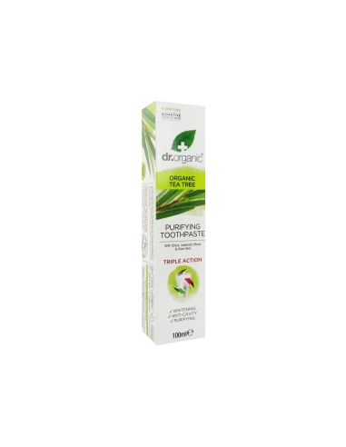 Dr.Organic Melaleuca Pasta Dentífrica 100ml