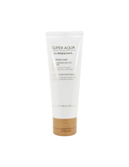 Missha Super Aqua Cell Renew Snail Cleansing Foam 100ml