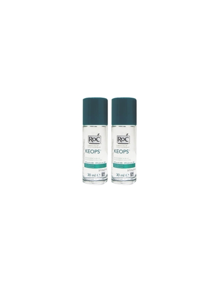 Roc Duo Keops Desodorizante Roll On Transpiração Intensa 30ml