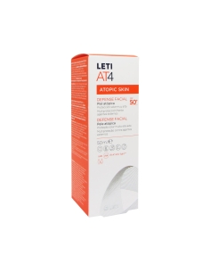 Leti AT4 Pele Atópica Creme Solar Rosto SPF50+ 50ml 2