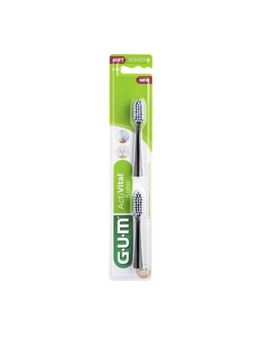 Gum Activital Sonic Escovas Recarga  Suave 4110 x2