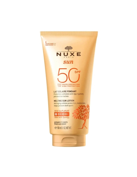 Nuxe Sun Leite Fundente Alta Protecção FPS50 150ml